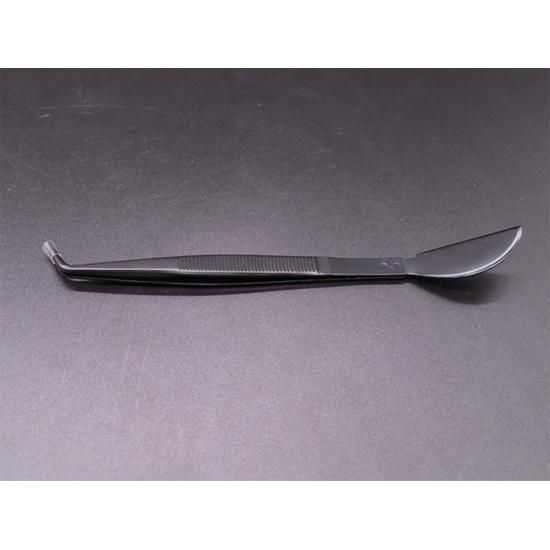 Pinzas curvas para bonsái – 210 mm, acero inoxidable negro
