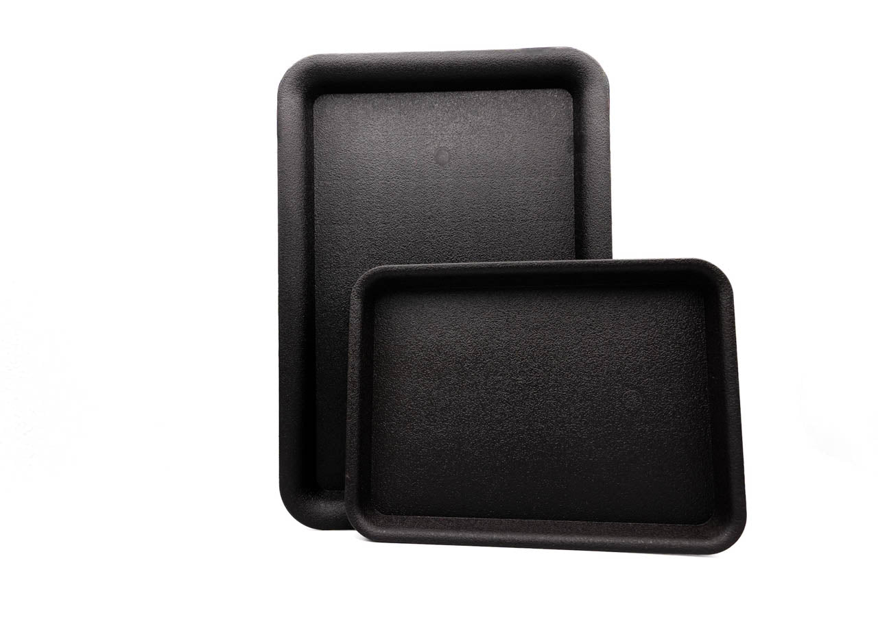 Juego de bandejas antigoteo – Grande 12×10 + Pequeña 8×6, paquete de 2